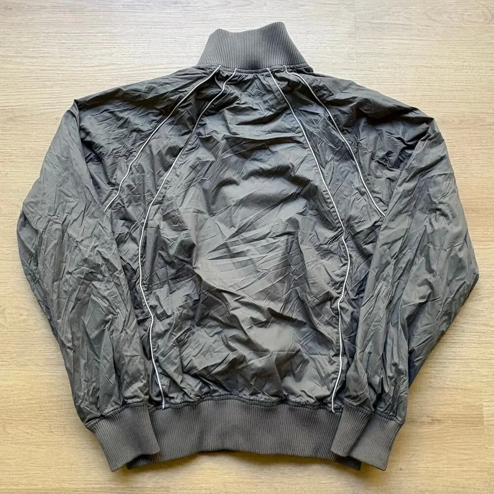 Vintage Triple 5 Soul Large Gray Full Zip Nylon Track Jacket Hip Hop Y2K - READ - Picture 6 of 7